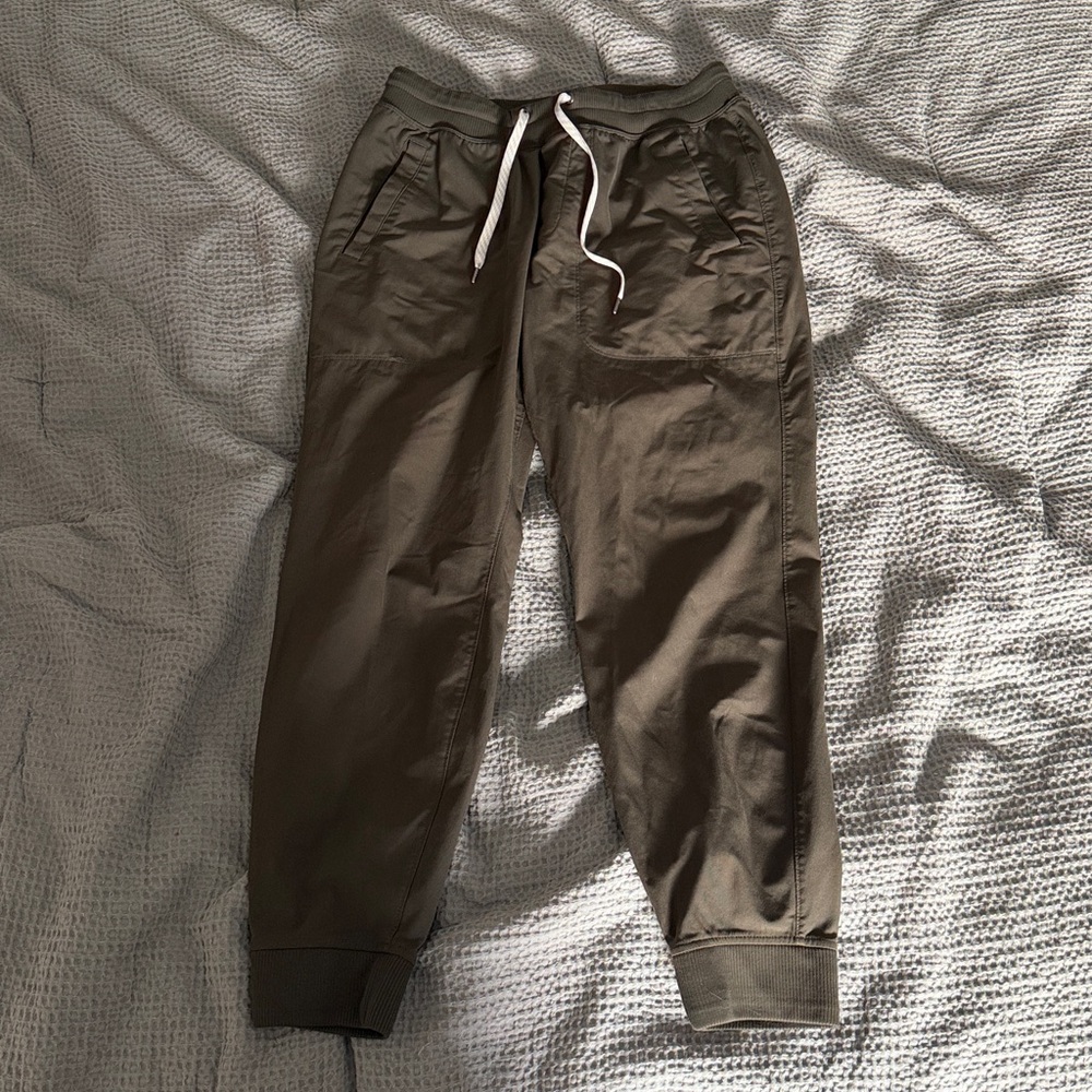 Men's Vuori Olive Green joggers